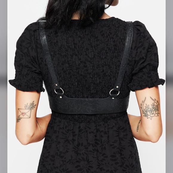 🖤SOLD🖤 Disturbia | Celia Ribbon Wrap Harness - Picture 2 of 3